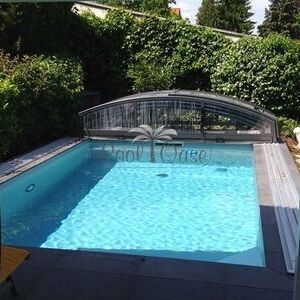 Folienbecken mit flachem Skimmer