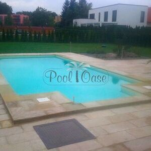 Rechteckbecken mit Abstufung