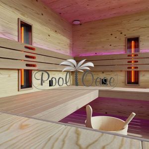 Infrarot-Saunakabine